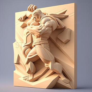 3D model Judo from Naruto (STL)
